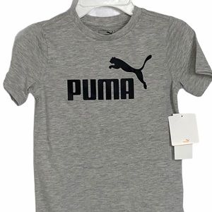 Puma Boys Gray T-shirt sz5